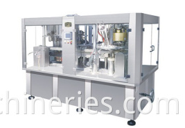 Tin can capping and sealing machine / tin can filling and labeling machine